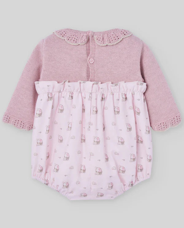 Paz Rodriguez Pelele PTO/Tela Alg/Cash Niña "Pascua"