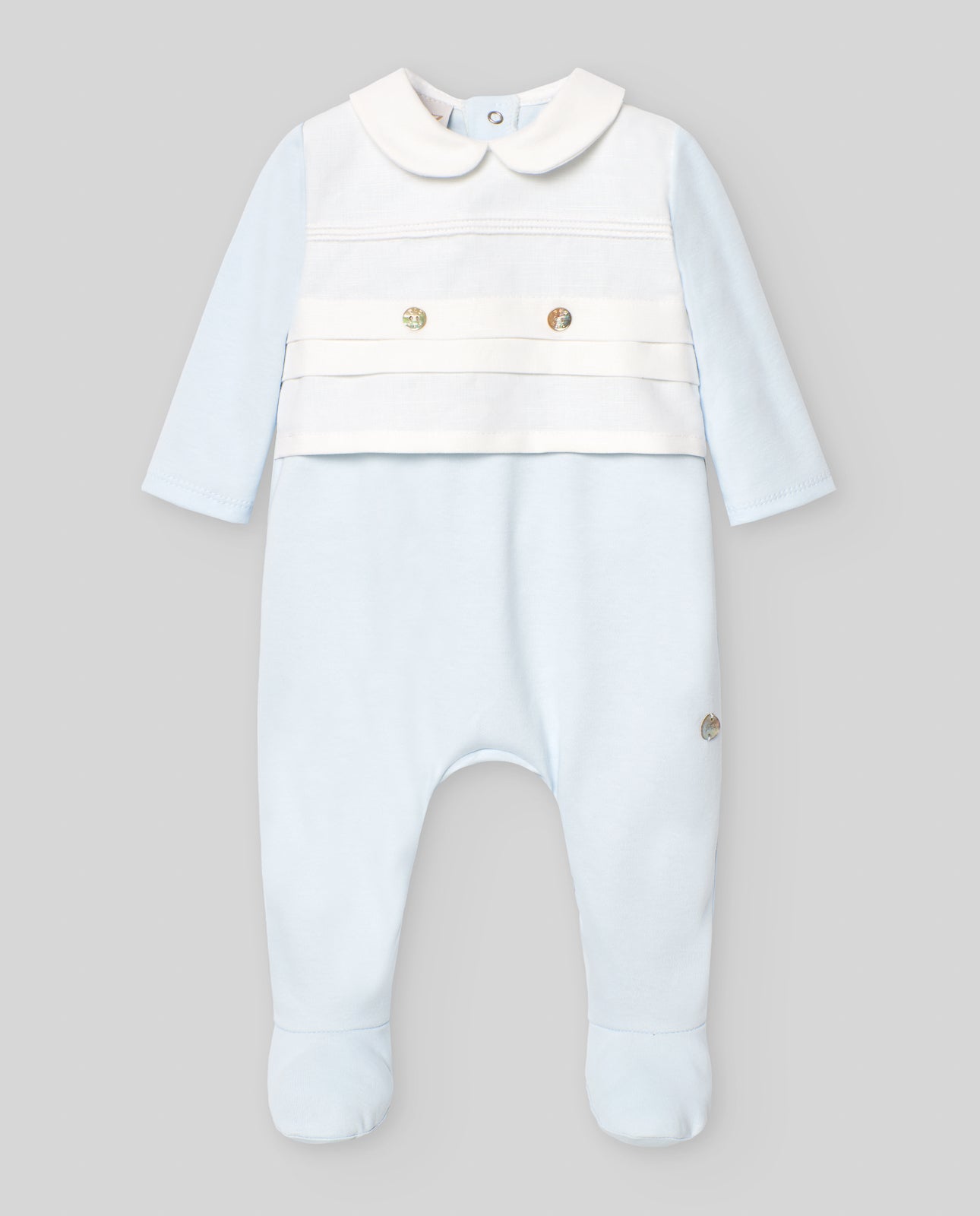 Paz Rodriguez Pelele Largo C/Cuello y Tablas "Interlock V25".