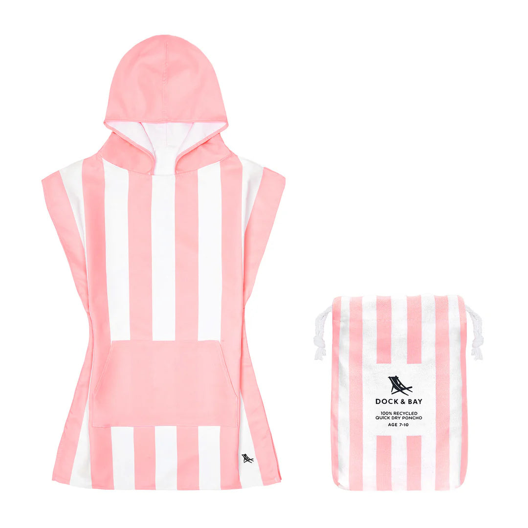Dock & Bay Recycled Quick Dry Poncho 4-7 Años