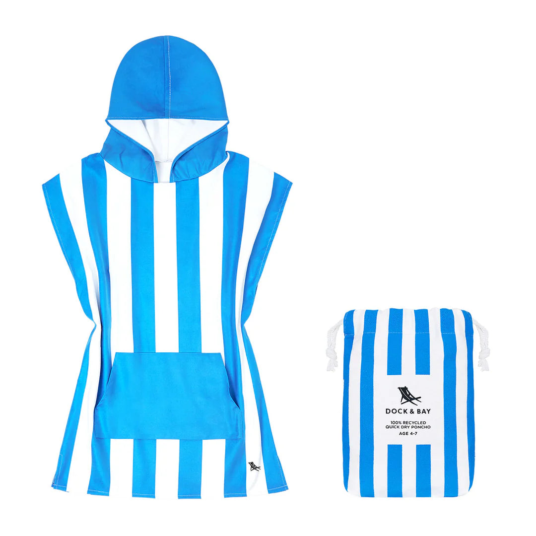Dock & Bay Recycled Quick Dry Poncho 4-7 Años