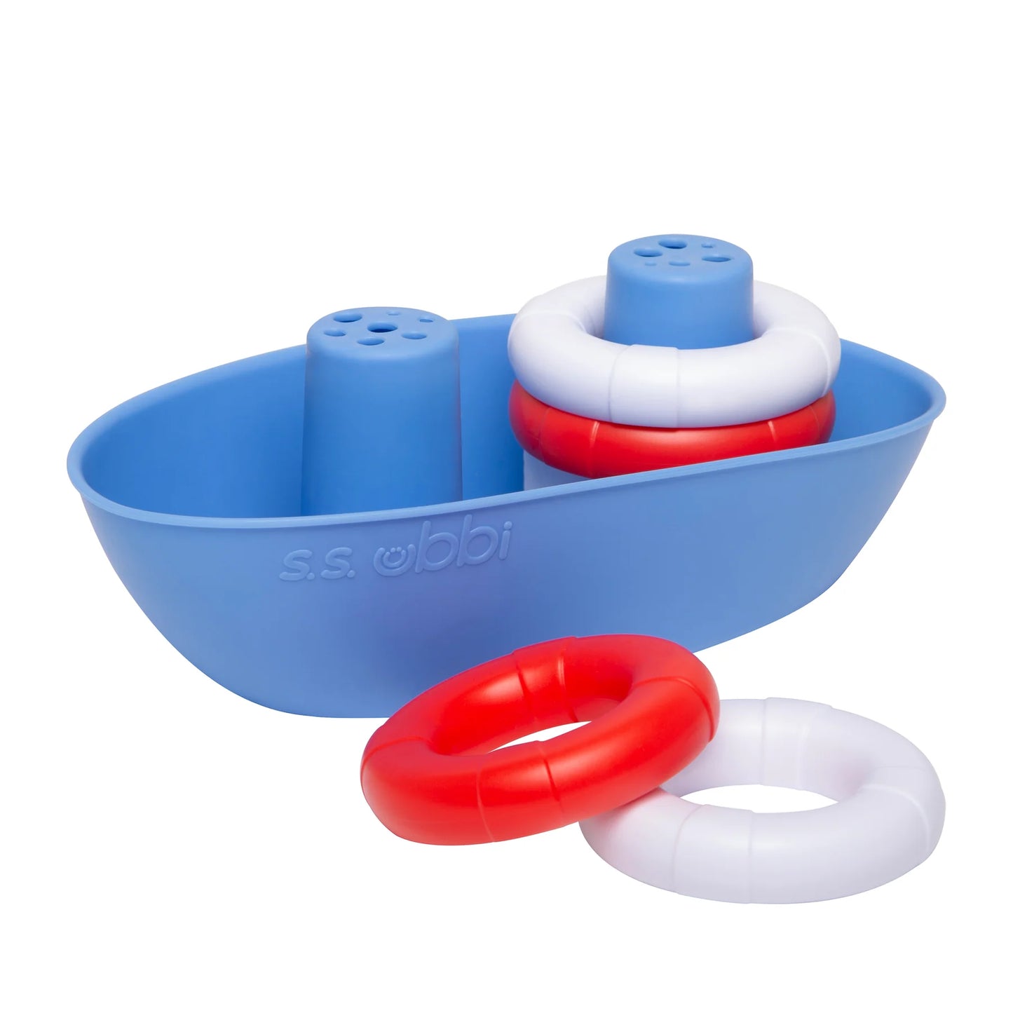 Ubbi Boat & Buoys Bath Toy