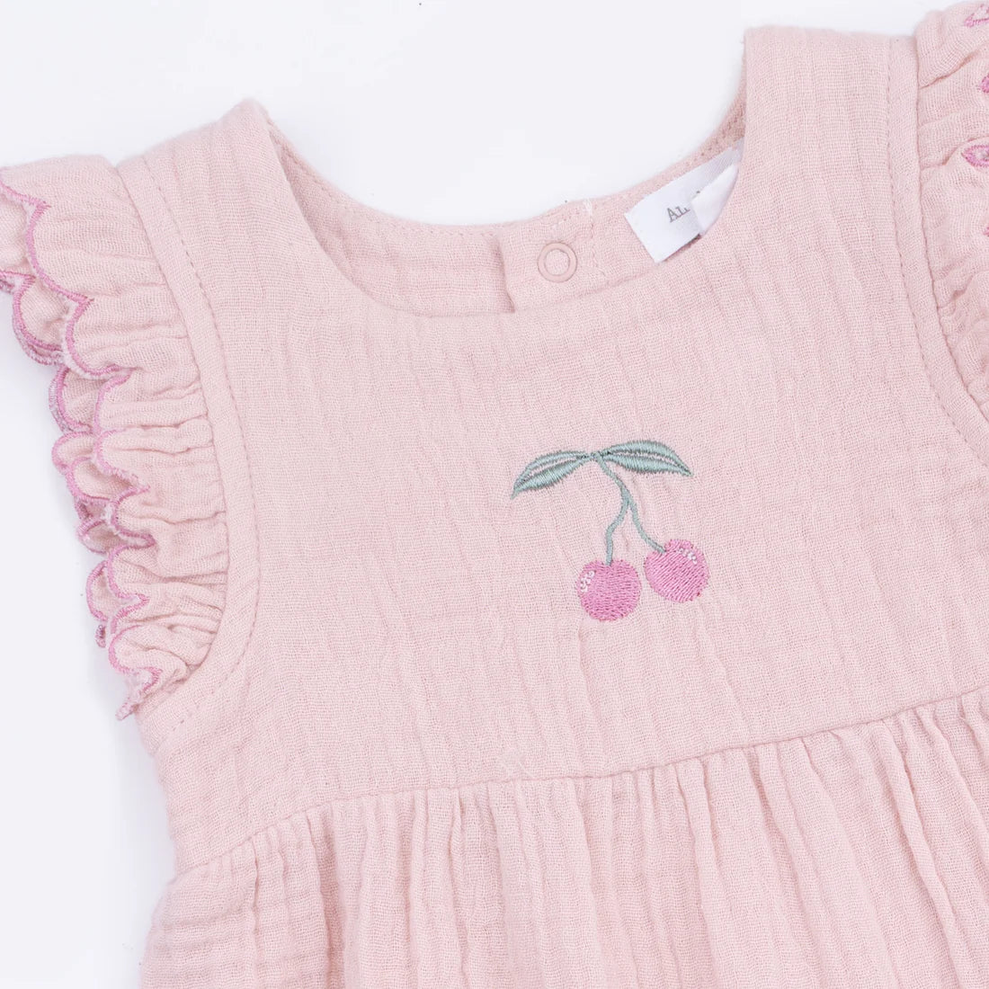 Angel Dear Solid Muslin Lotus - Scallop Ruffle Shortie