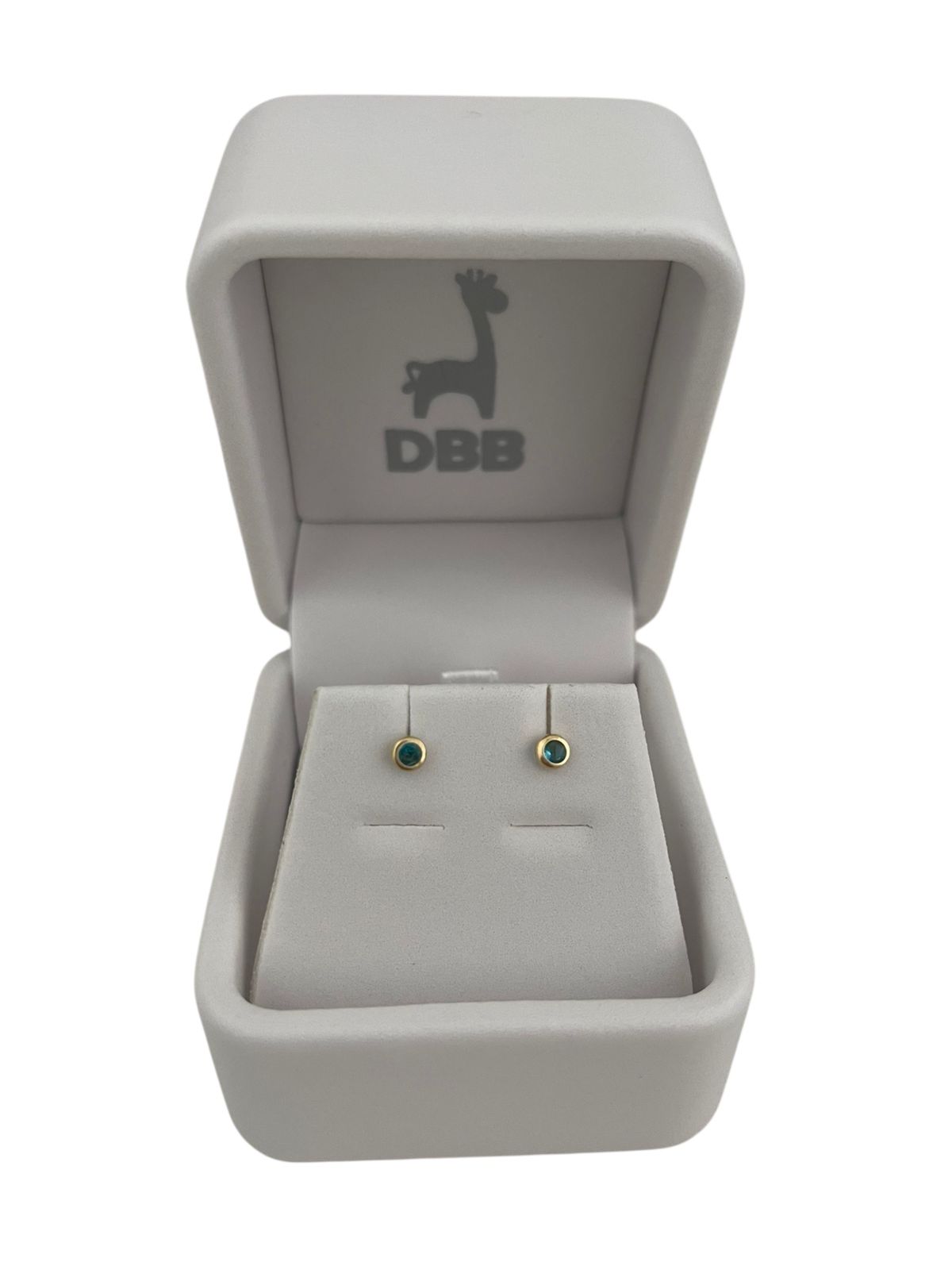 Mystic Aretes Oro Amarillo Circonia Bisel 3mm/Tornasol/14K