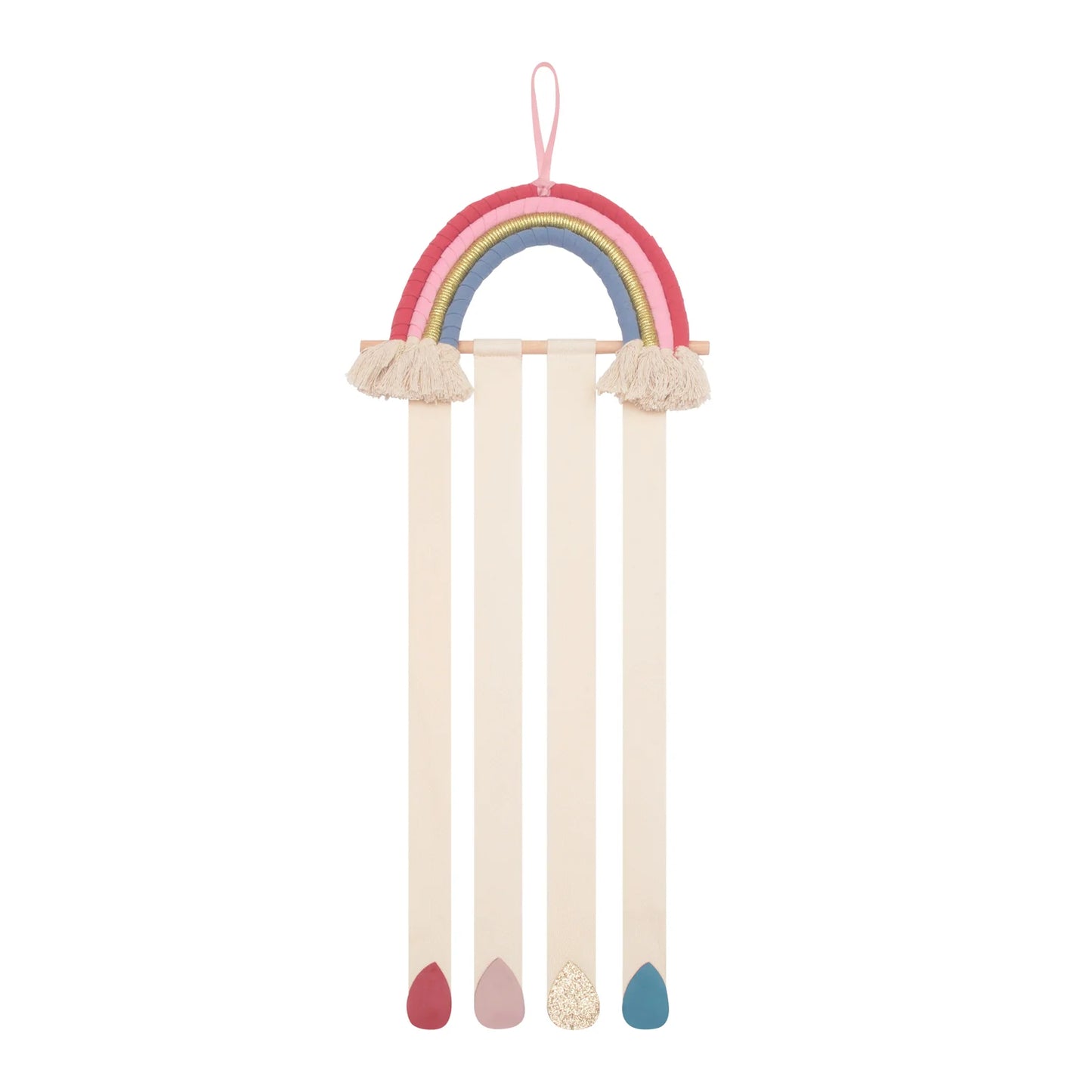 Tarán Bright Rainbow Drops Clip Hanger