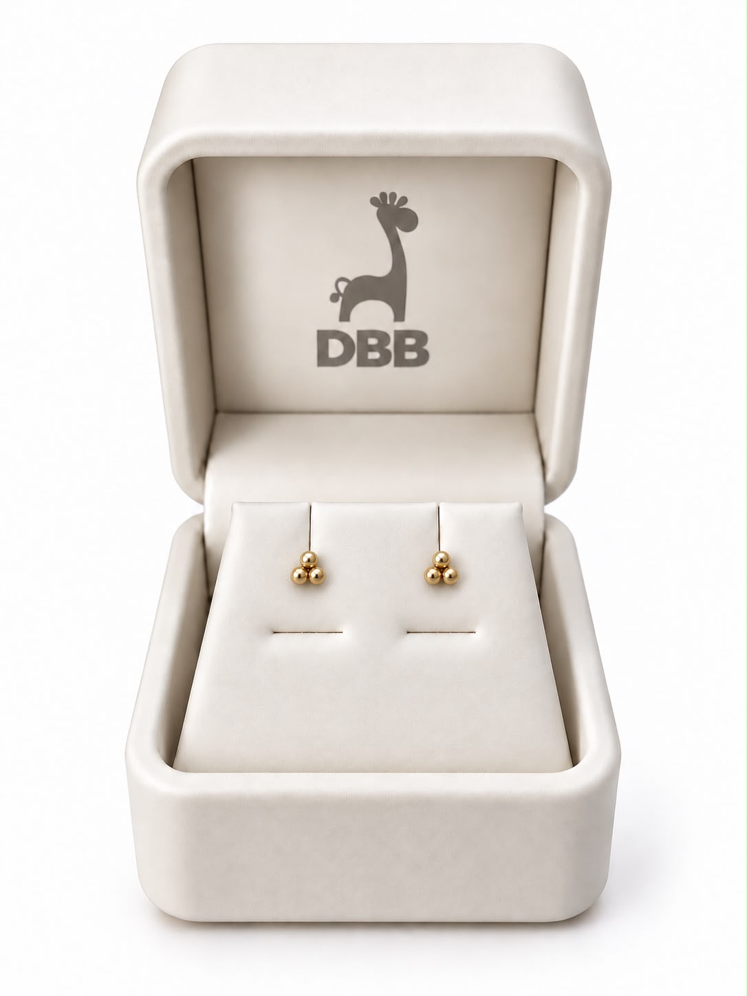 Mystic Aretes Oro Amarillo 3 Bolitas /14K