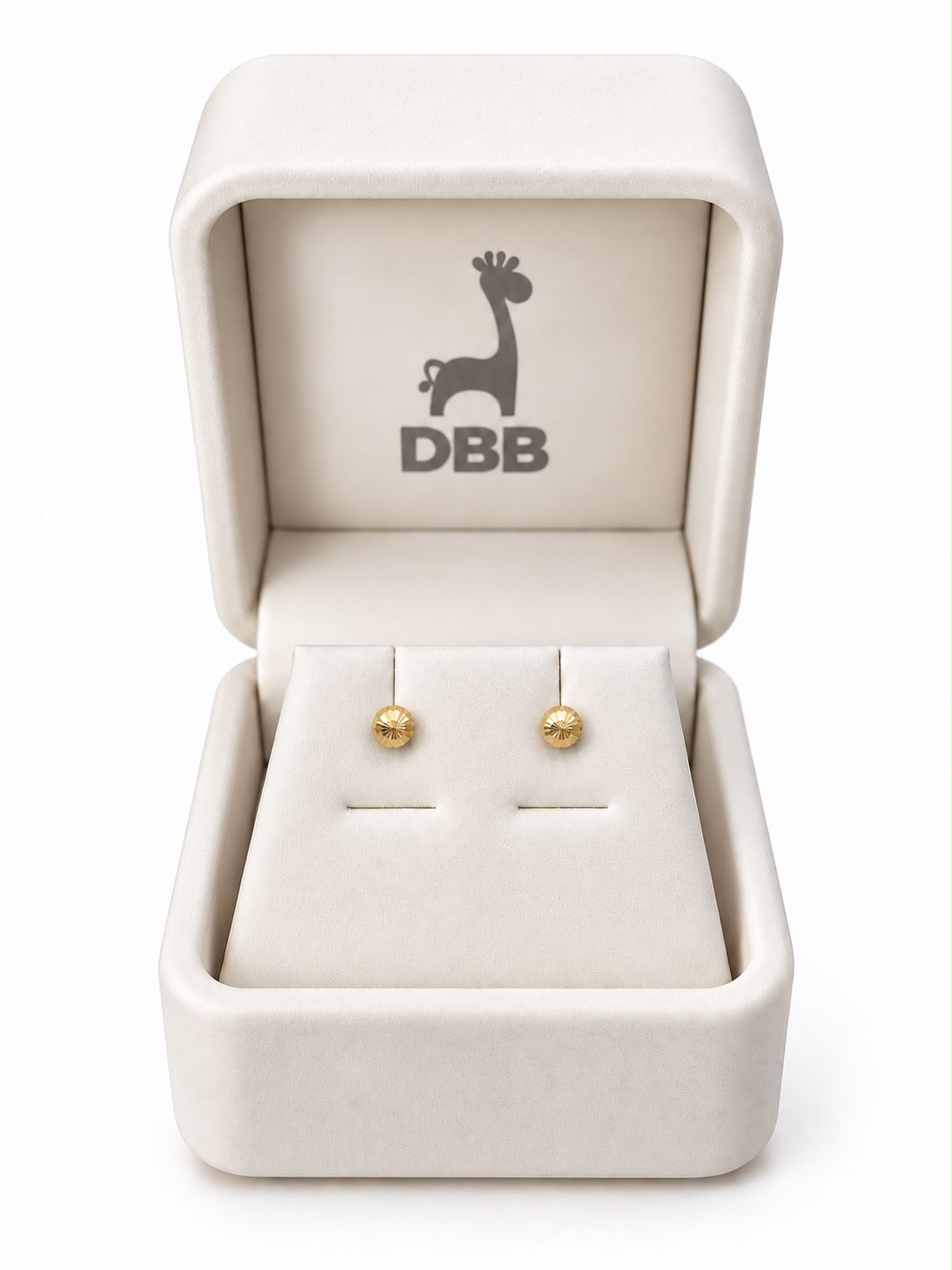 Mystic Aretes Bolita Ribeteada /3mm/14K