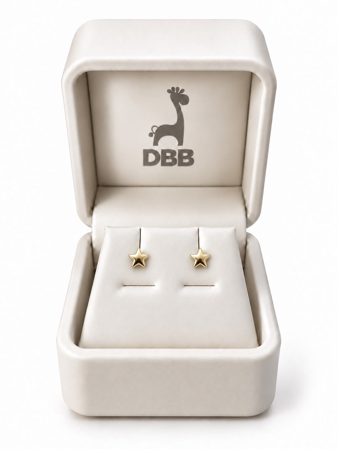 Mystic Aretes Oro Amarillo Estrella /14K