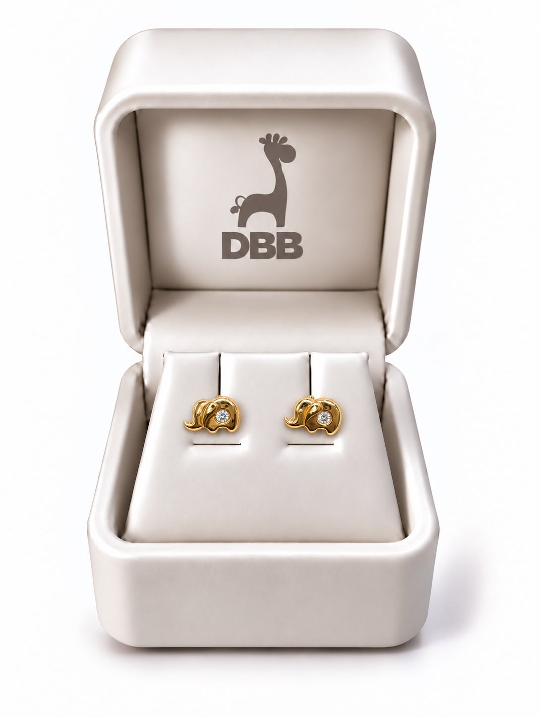 Mystic Oro Amarillo Elefante con Circonia /14K