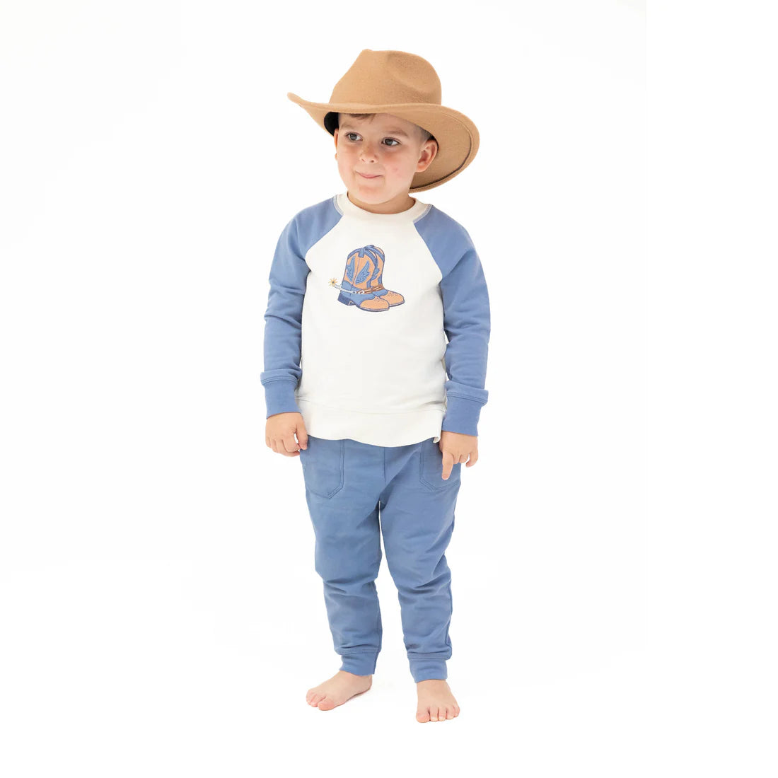 Angel Dear Raglan Sweatshirt and Jogger French Terry Set