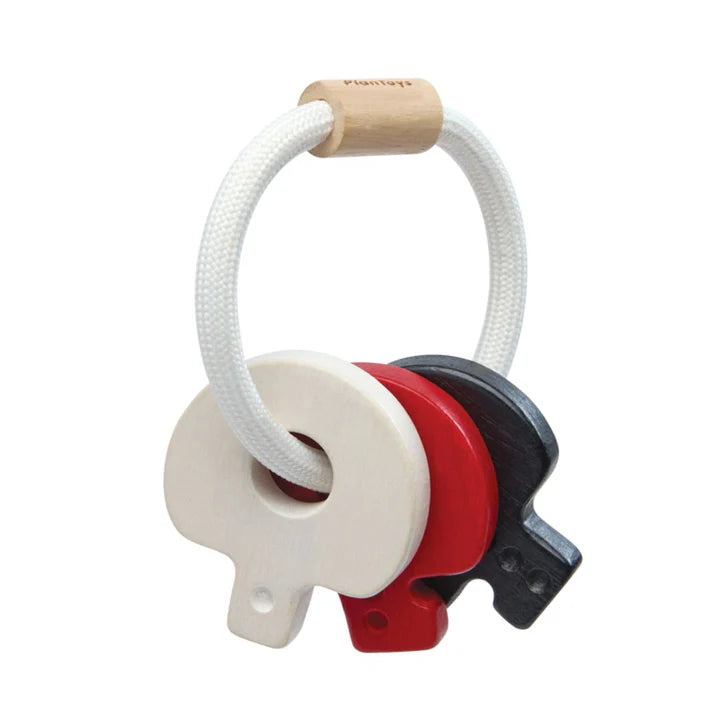 Plan Toys Baby Key Rattle - High Contrast