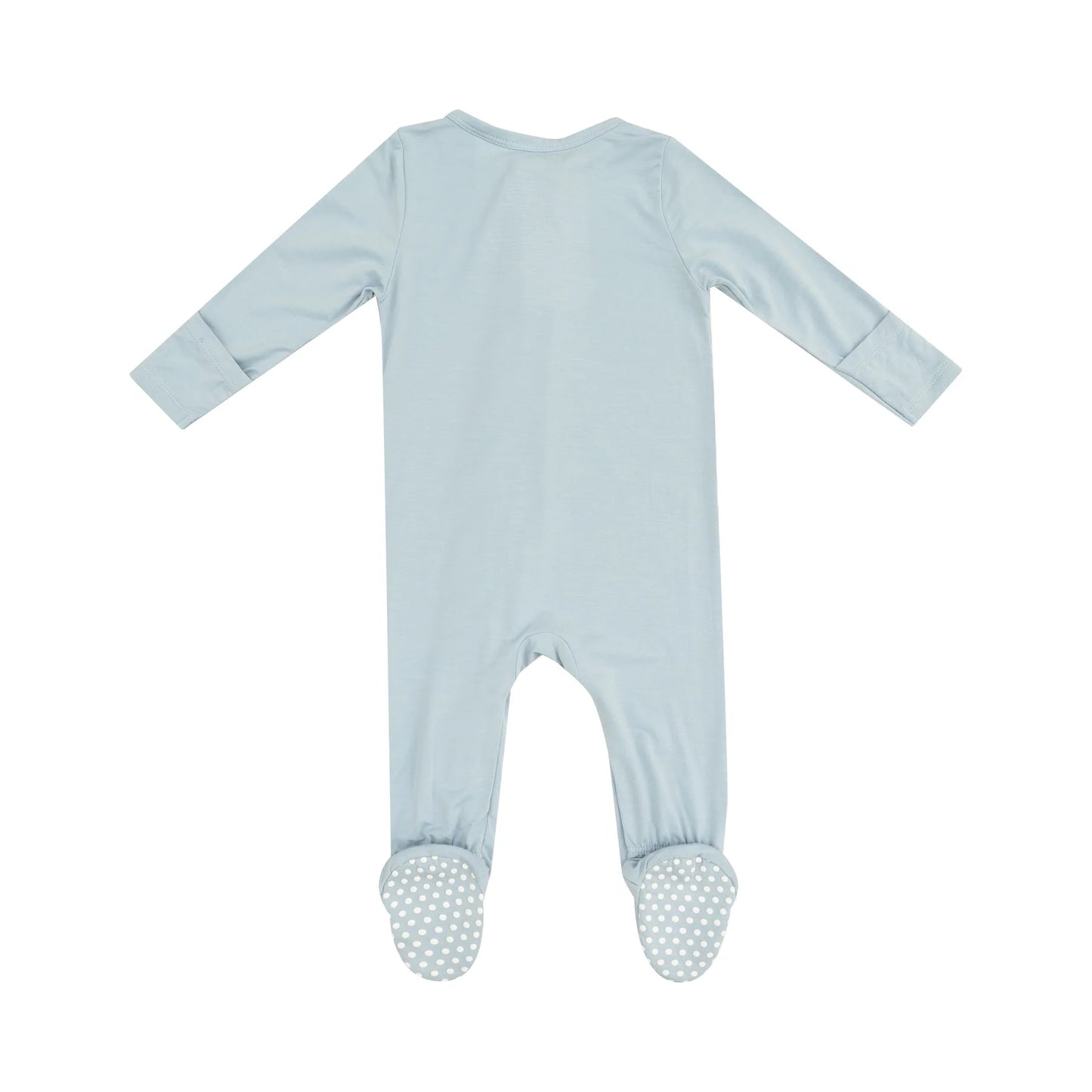 Angel Dear Solid Cloud Blue 2 Way Zipper Footie