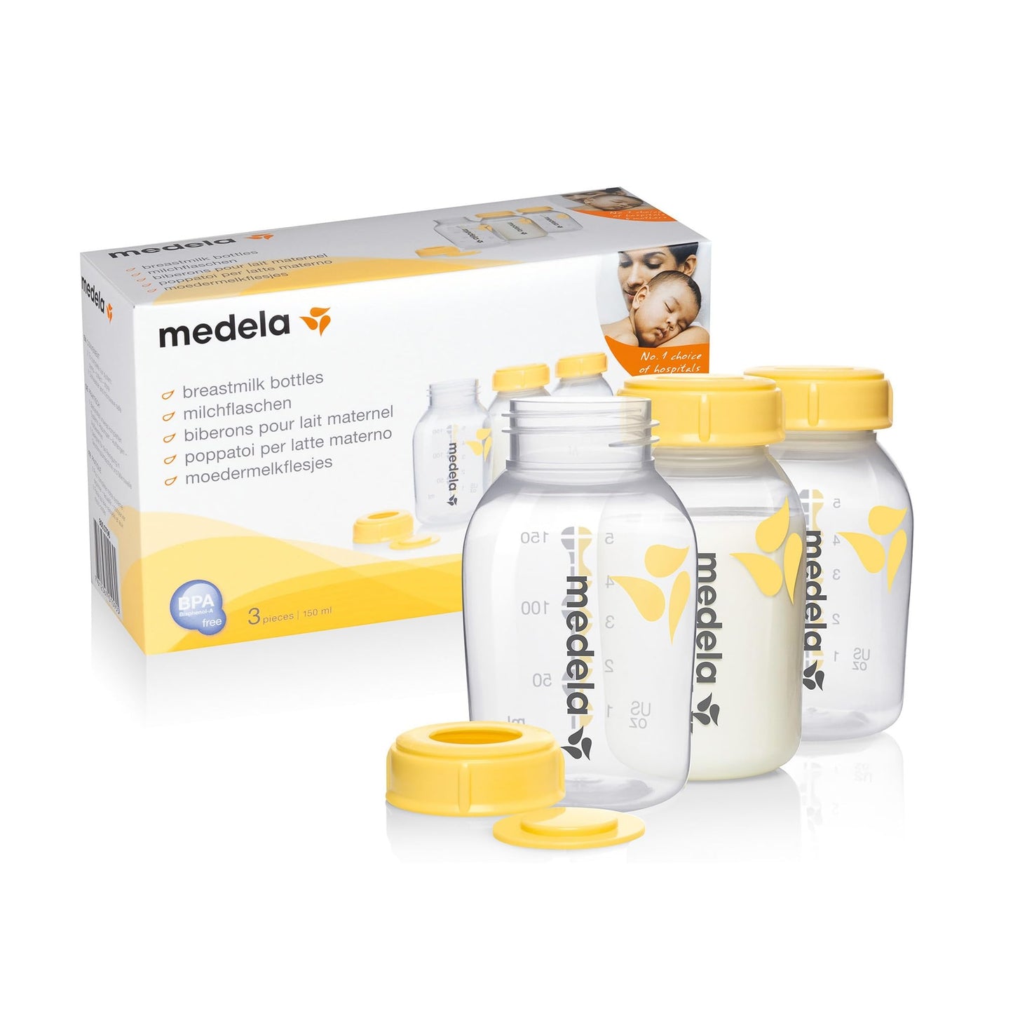 Medela Set de 3 Envases 150ml