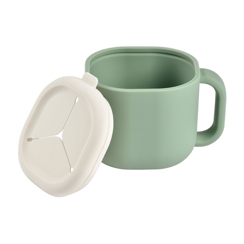 Beaba Pick 'N' Snack Silicone Snack Cup - Sage Green