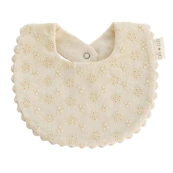 Ali+Oli Muslin Cotton Baby Bib Double Sided
