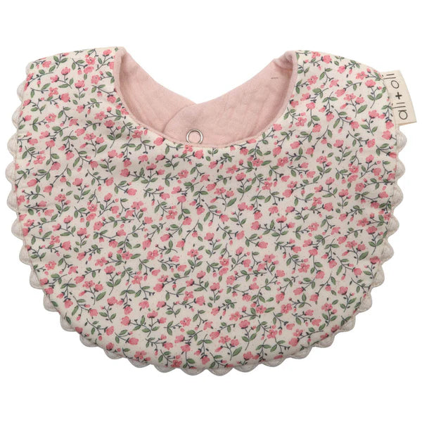Ali+Oli Muslin Cotton Baby Bib Double Sided