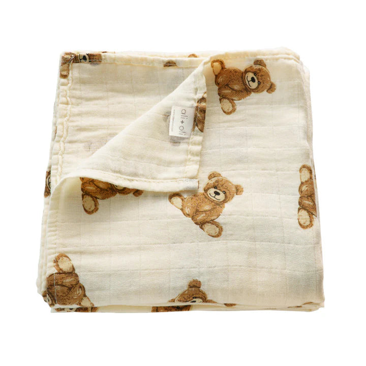 Ali+Oli Muslin Swaddle Blanket