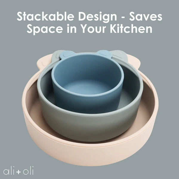 Ali+Oli Stackable Snack Bowl Set