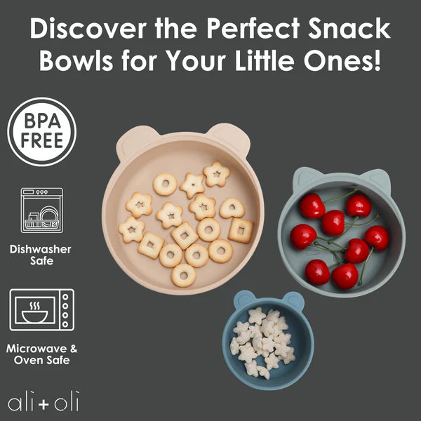 Ali+Oli Stackable Snack Bowl Set