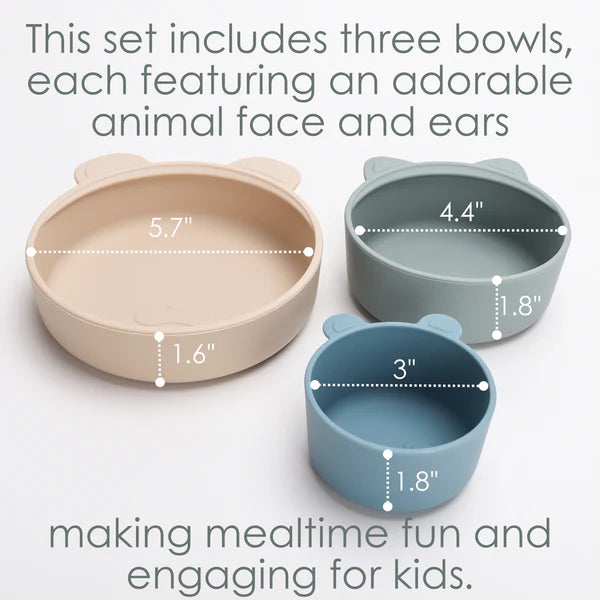 Ali+Oli Stackable Snack Bowl Set