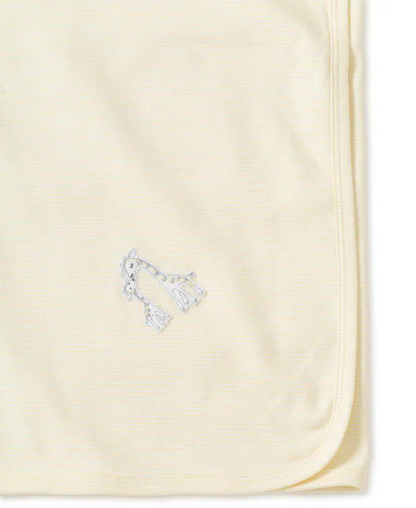 Kissy Kissy Giraffe Generations Stripe Blanket