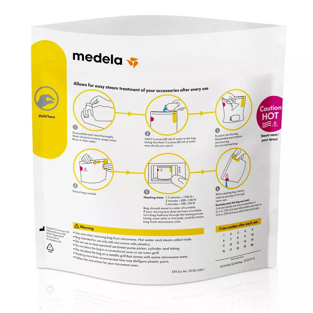 Medela Bolsa Esterilizadora para Microondas 12 Unid.