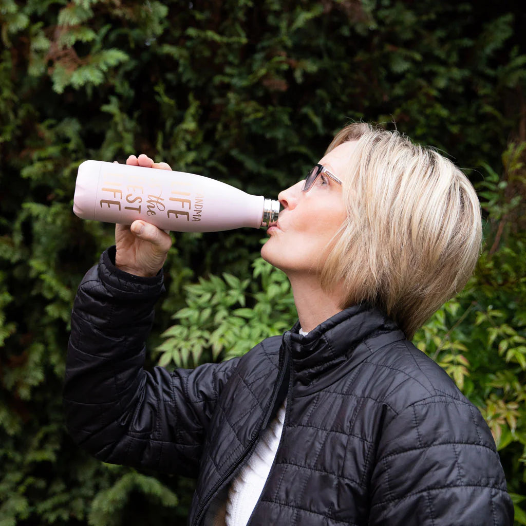 Pearhead "Grandma Life is the Best Life" Water Bottle Pink