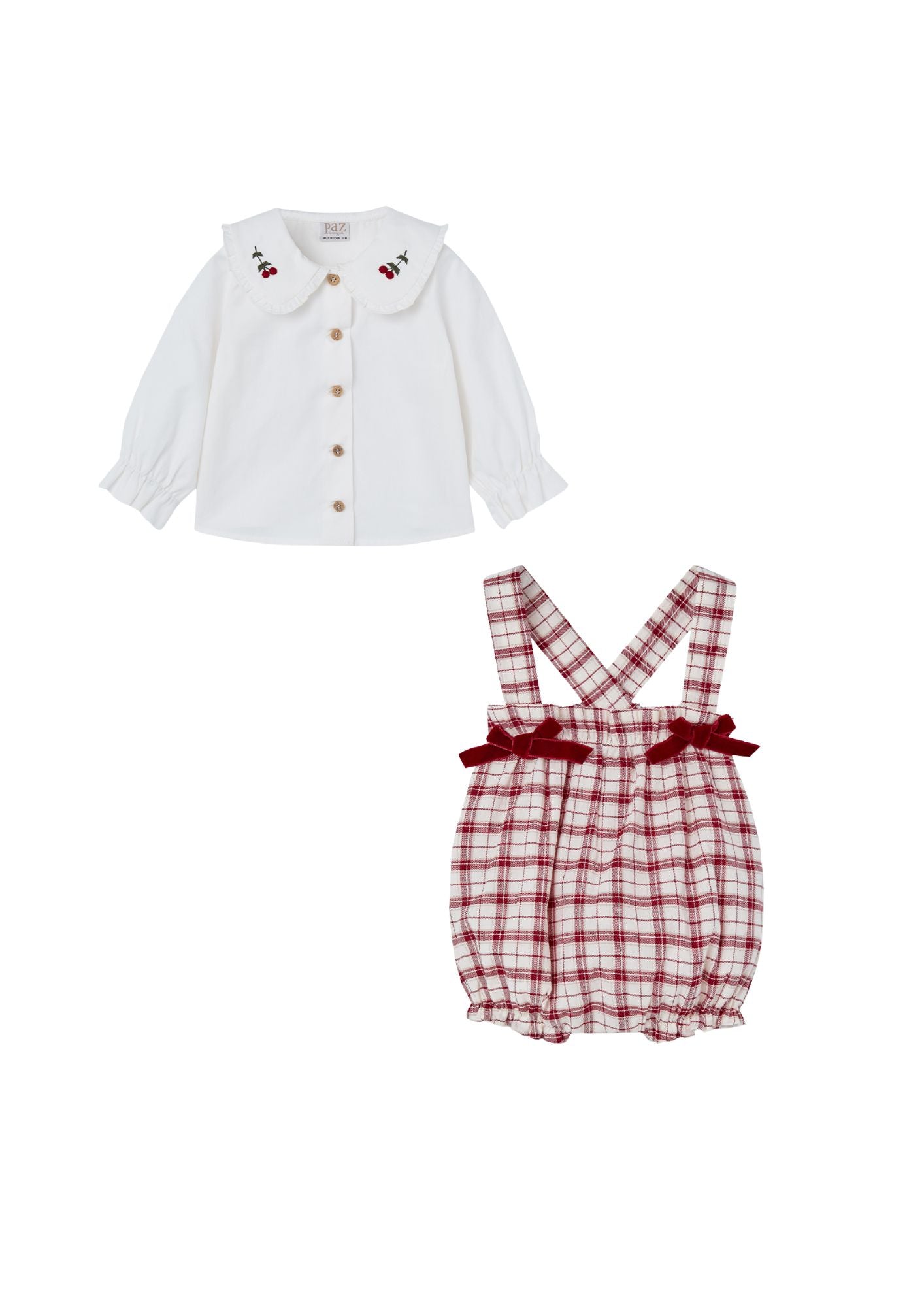 Paz Rodriguez CTO. Blusa + Ranita "Acebo"