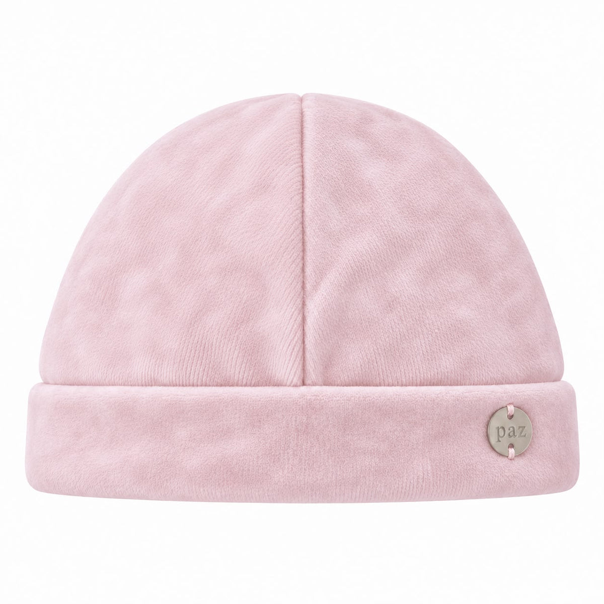 Paz Rodriguez Gorro Tundosado "Esencial" Rosa Tiza