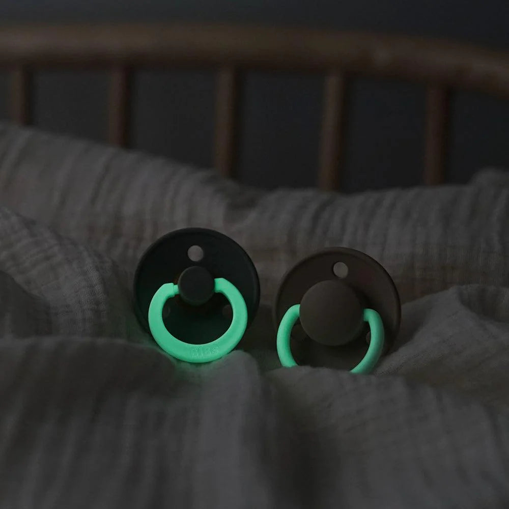 BIBS Pacifier Colour 1 Pack Latex Size 3 (18+) Sage Glow