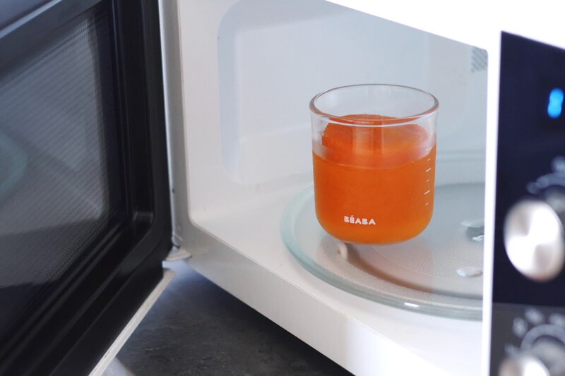Beaba Set 6 Portions Glass Verre 250ML Sunrise Colormix