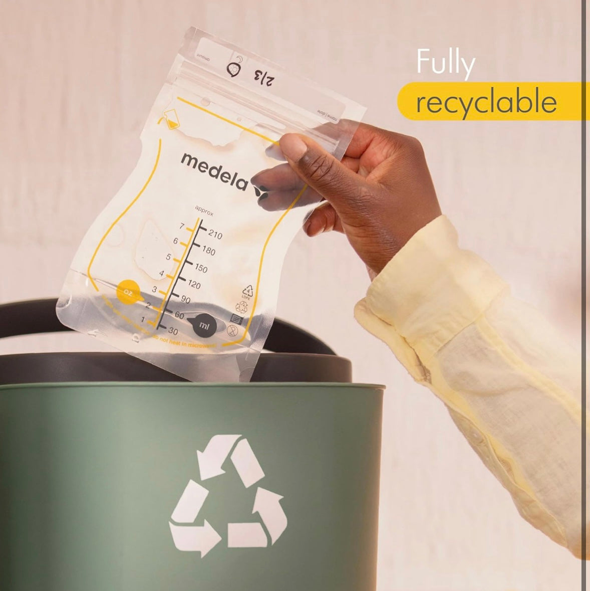 Medela Bolsas para Almacenar Leche Materna 200 Unidades