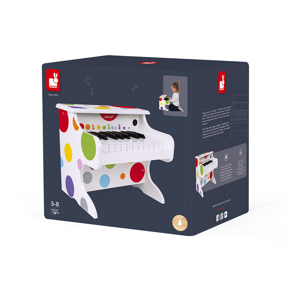 Janod My First Electronic Piano Confetti (wood)