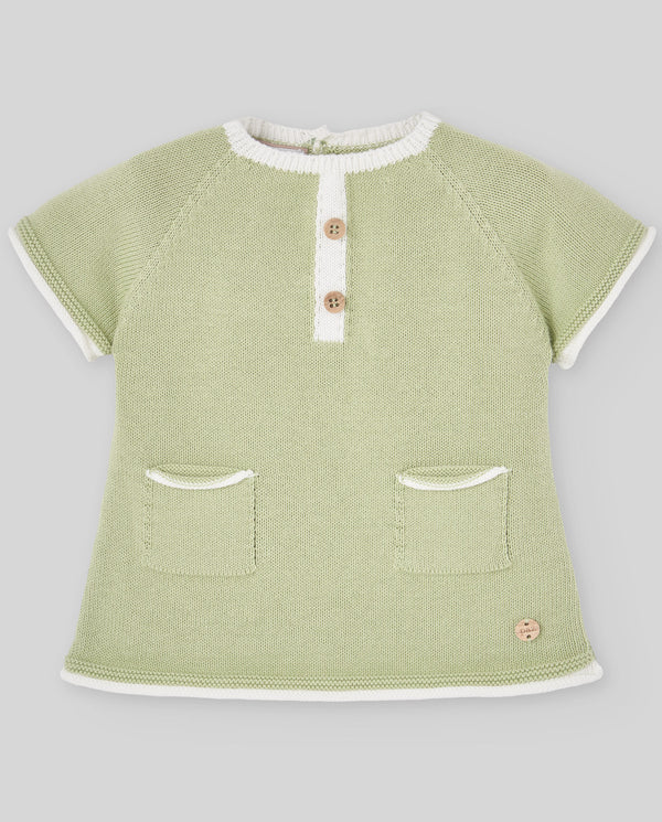 Paz Rodriguez CTO. Jubon + Pantalon "Frescura" Verde Oliva