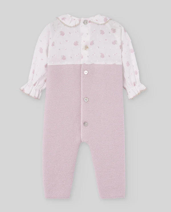 Paz Rodriguez Pelele PTO/Tela Plumety Estampado "Erizos"