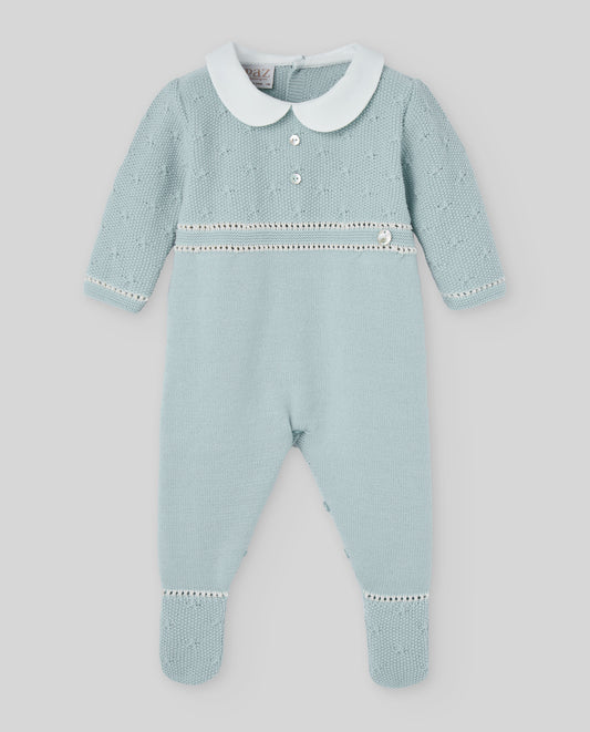 Paz Rodriguez Pelele Niño C/Pie y C/Cuello "Semilla"