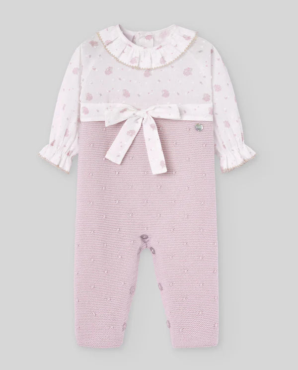 Paz Rodriguez Pelele PTO/Tela Plumety Estampado "Erizos"