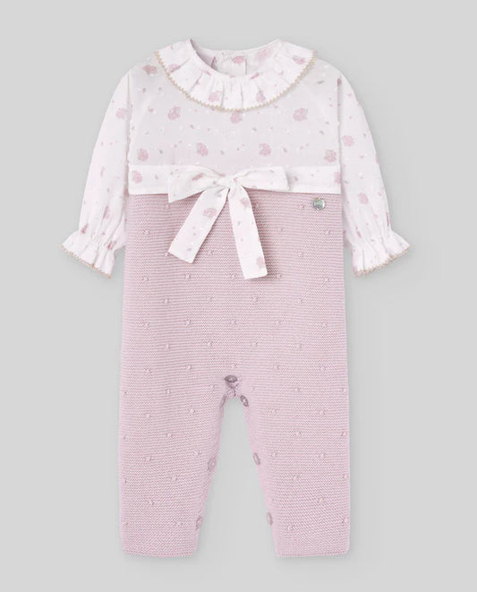 Paz Rodriguez Pelele PTO/Tela Plumety Estampado "Erizos"