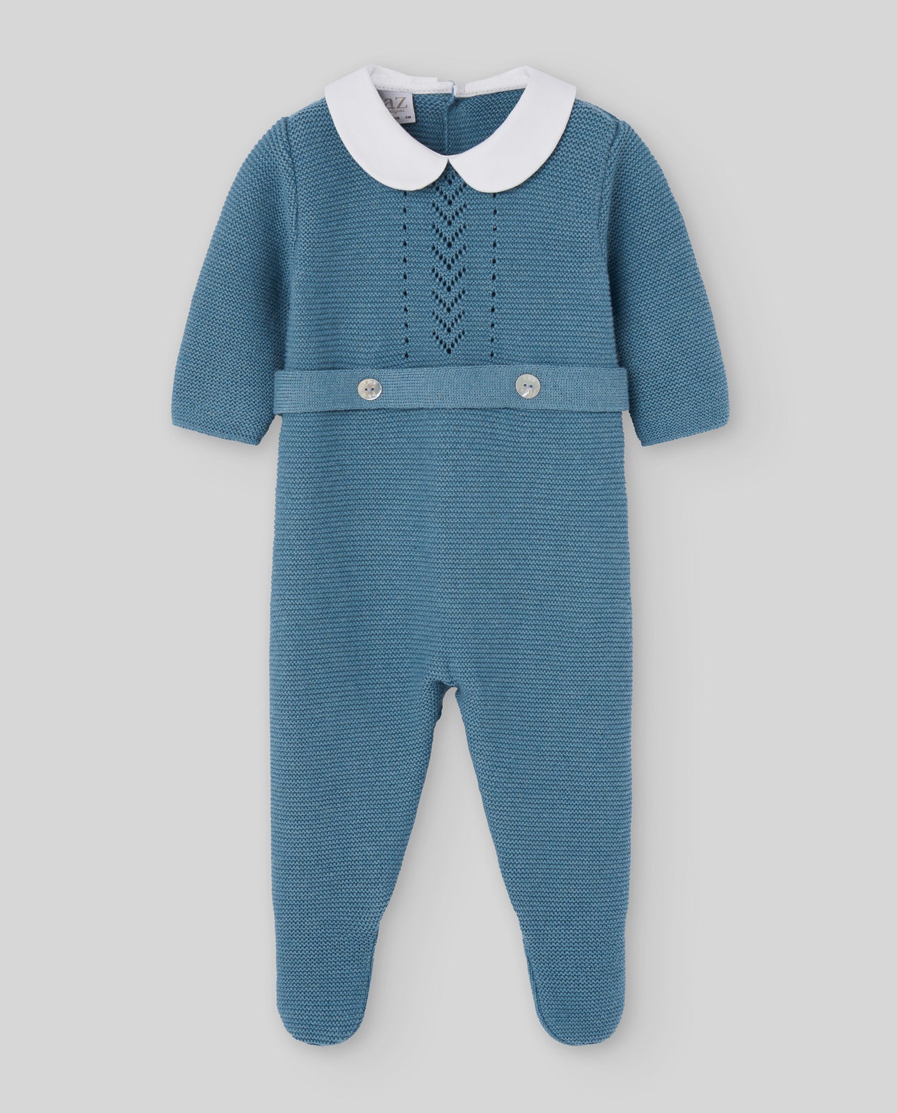 Paz Rodriguez Pelele Punto Largo C/Cuello Alg/Cash Niño "Quinta"