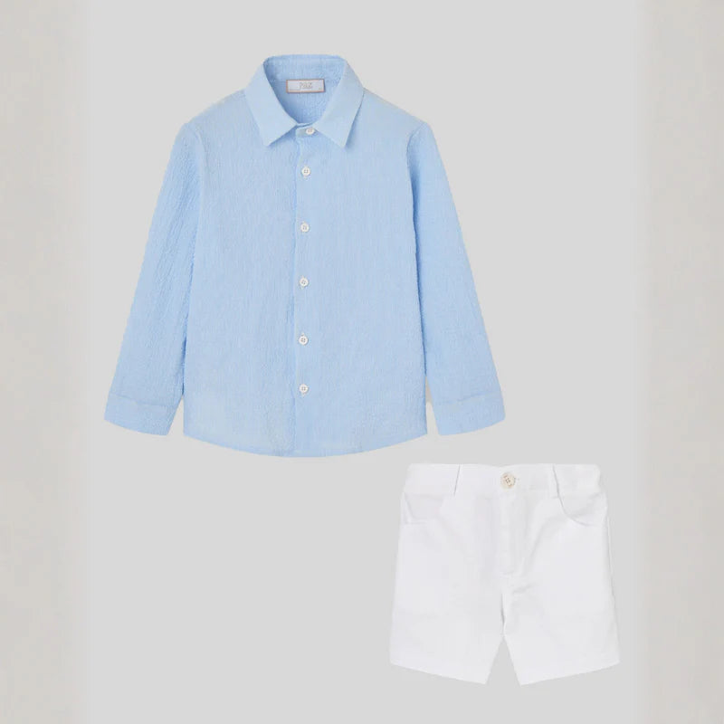 Paz Rodriguez CTO Camisa + Pantalon "Candy" Azul