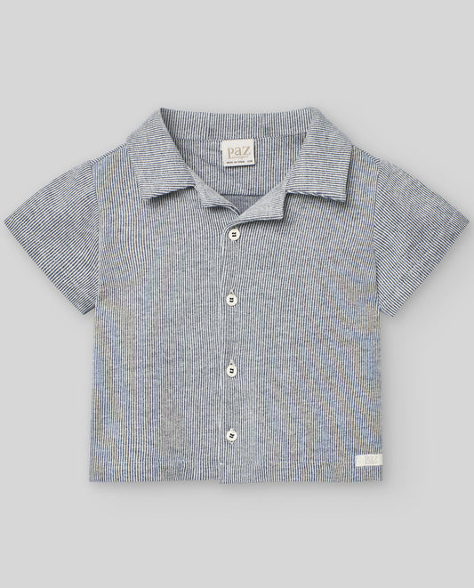 Paz Rodriguez Camisa Raya M/C + Pantalón Corto Niño "Pazo"