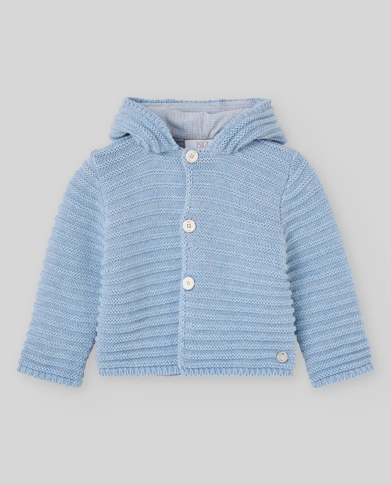 Paz Rodriguez Chaqueton Punto Alg/Cahs "Val" Azul Tiza