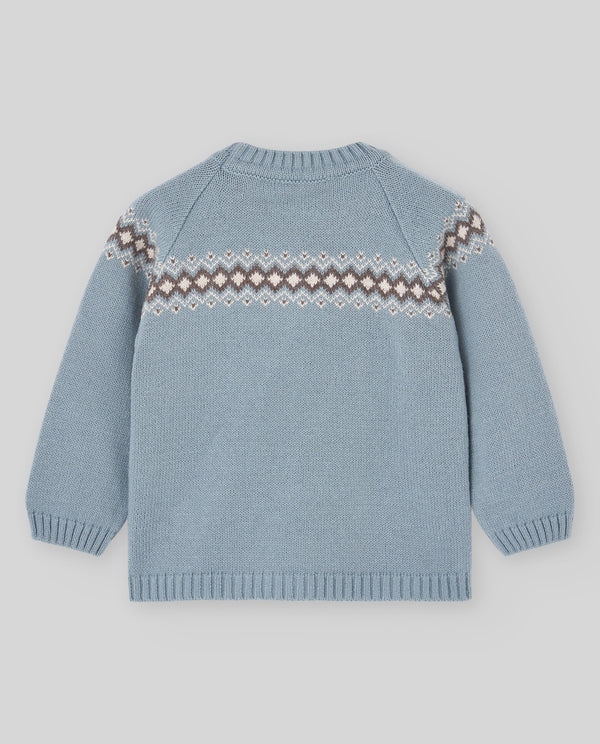 Paz Rodriguez Jersey Greca Niño "Nadal" Azul Mineral
