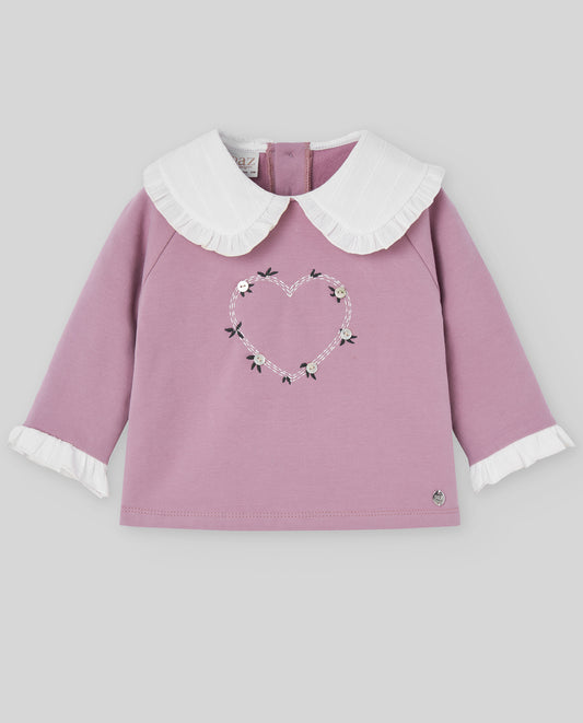 Paz Rodriguez Sudadera Felpa Niña "Violeta"