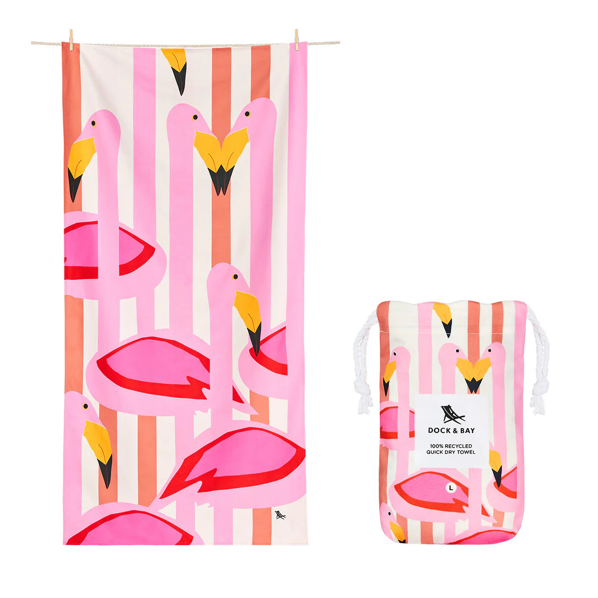 Dock & Bay Recycled Quick Dry Towel Large