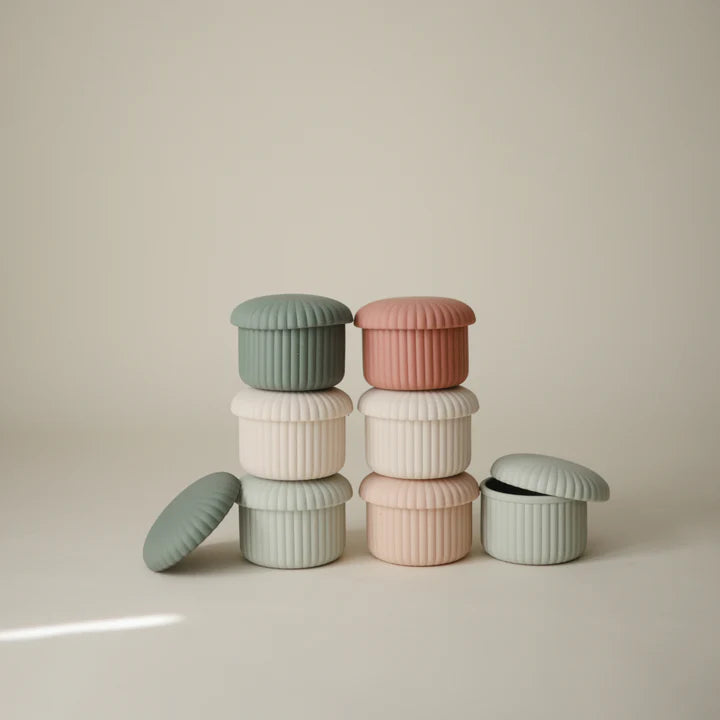 Mushie Silicone Baby Food Containers