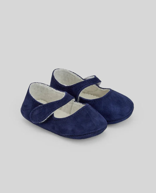 Paz Rodriguez Zapato Niña Ante "Esencial" Marino