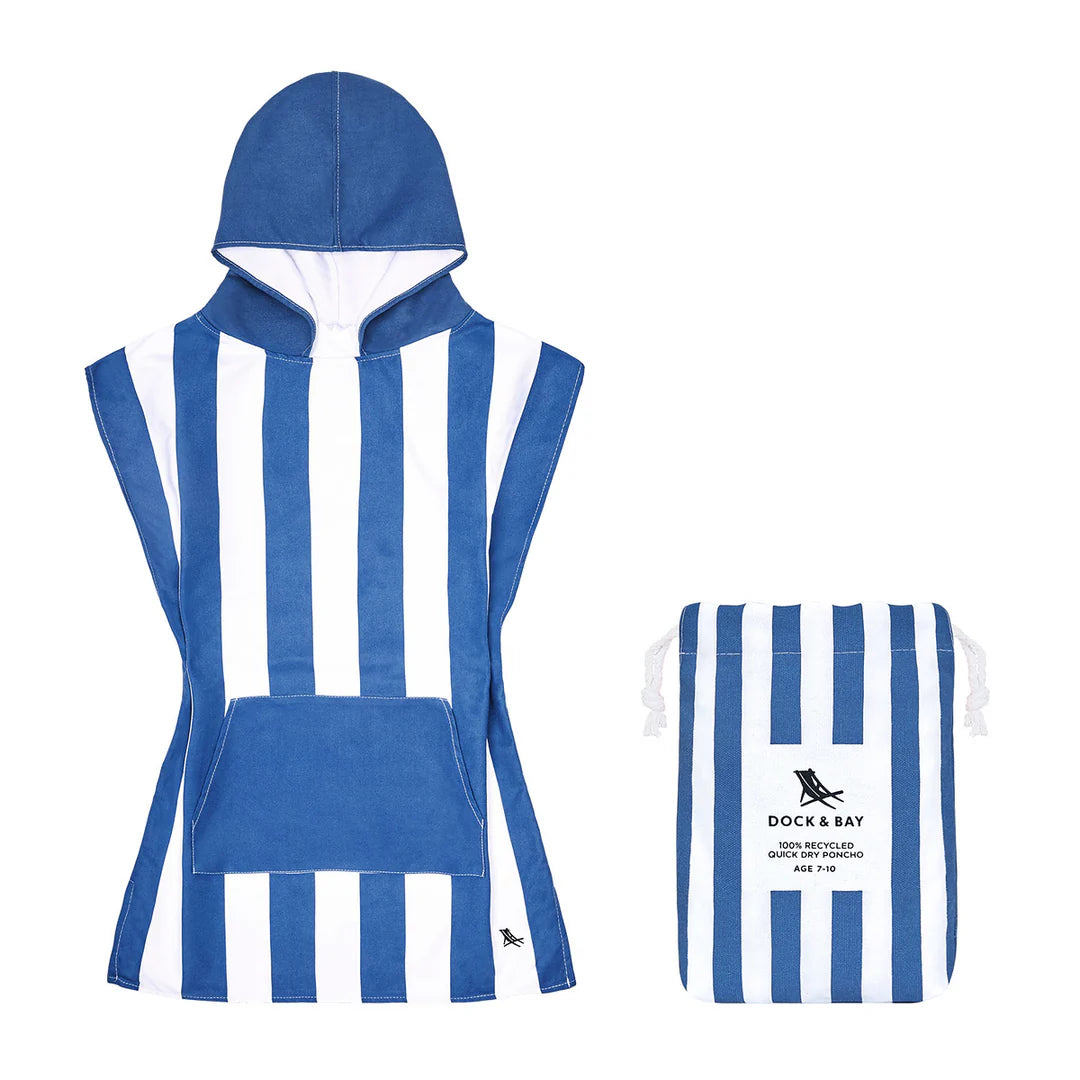 Dock & Bay Recycled Quick Dry Poncho 4-7 Años