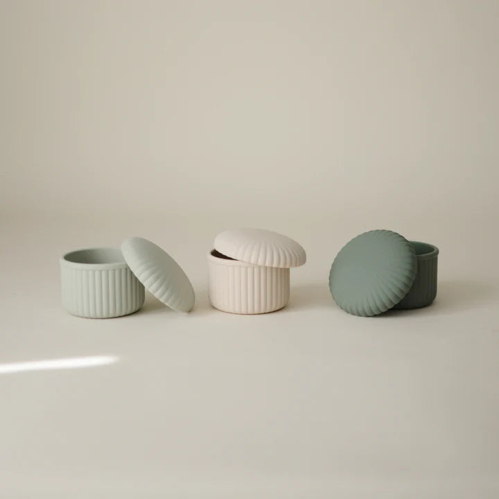 Mushie Silicone Baby Food Containers