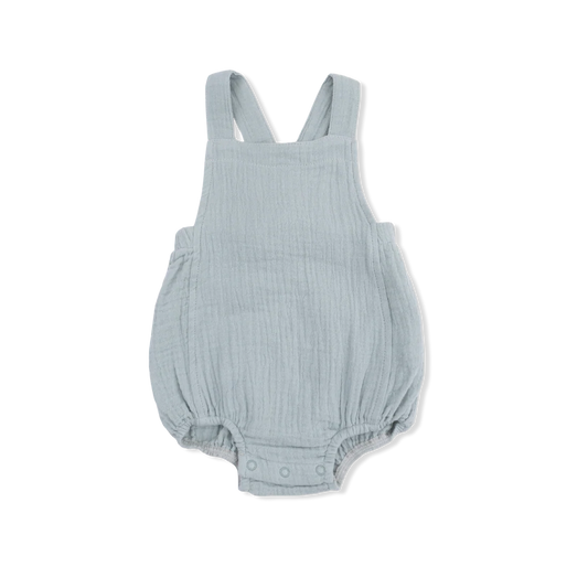Angel Dear Solid Muslin Jadeite - Retro Sunsuit