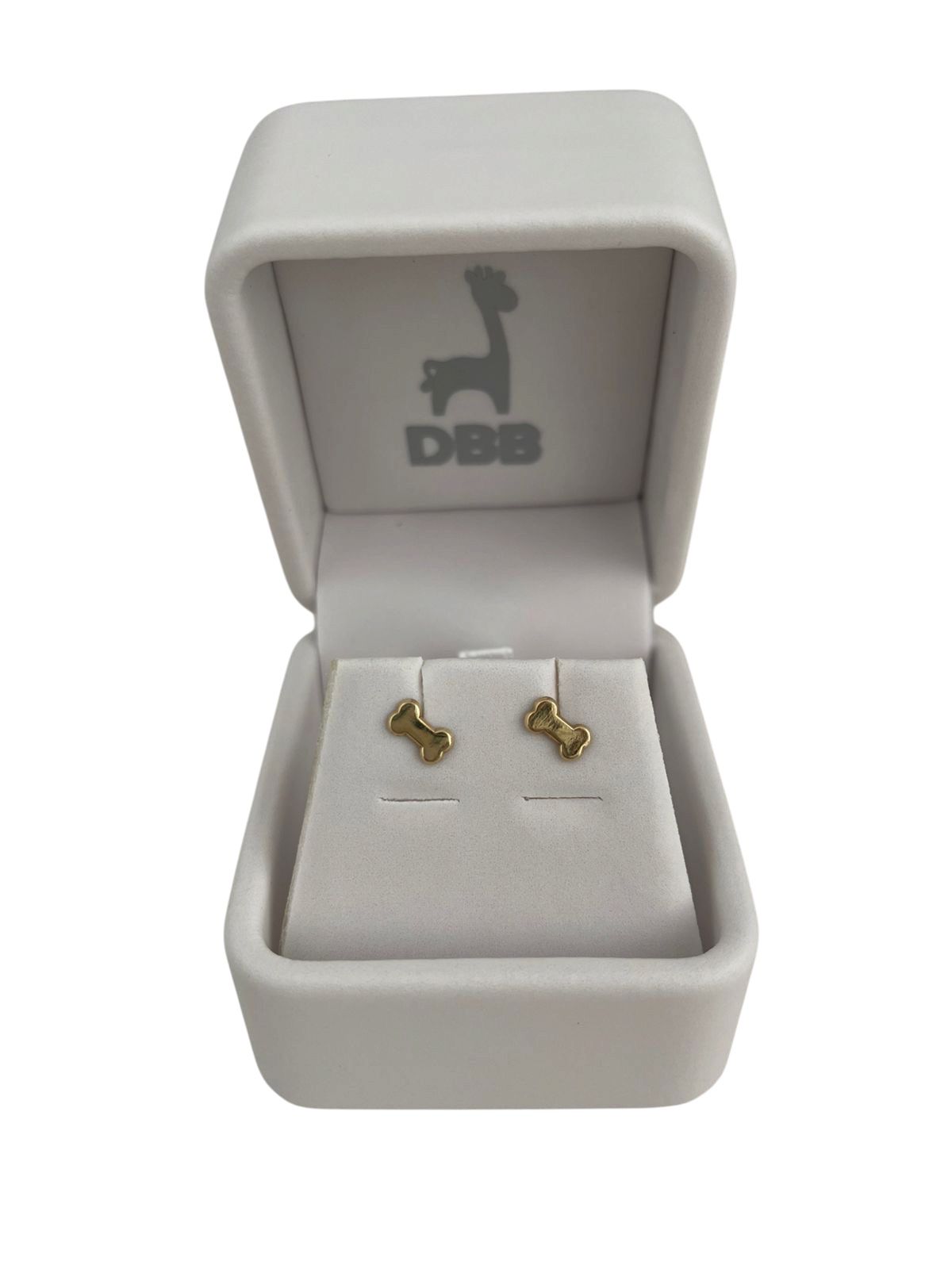 Mystic Aretes Oro Amarillo Huesito / 7mm / 14K